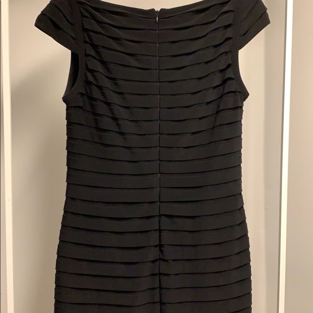 ADRIANNA PAPELL Sz14 black stretch cocktail sheath - Picture 5 of 8